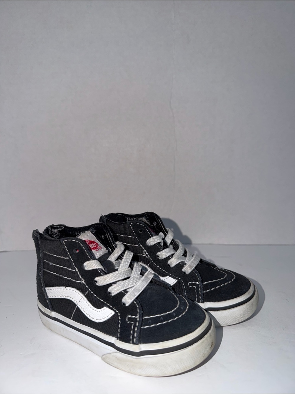 Vans Sk8 Hi Zip Toddler Shoes Size 6.0 In Black
